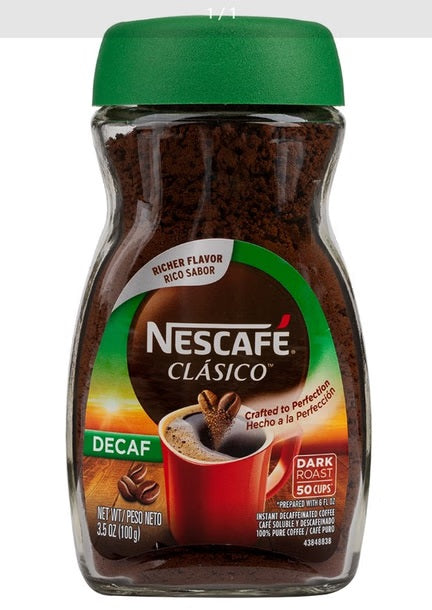 Nescafe Clasico Coffee Decaffeinated 3.5 oz