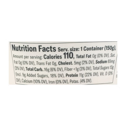 Chobani Strawberry Plain Greek Yogurt 5.3 oz