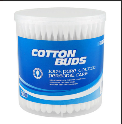 Top-Tip's 100% Pure Cotton Buds, 200-Pack